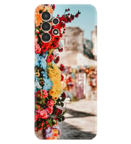 Samsung Galaxy M14 Kılıf Silikon Desen Özel Seri Gerçek Çiçekler 1743