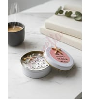 Deniz Işıltısı Mum - 15 Adet - Doğal Soya, Kokulu, El Yapımı - Özel Gün Hediyelik - Mumelia Candles