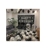 30 Yaş Lüks Doğum Günü Balon Seti