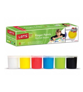 Lets Parmak Boyası 25 ML 6 LI L-5500
