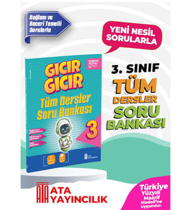 3. Sınıf Gıcır Gıcır Tüm Dersler Soru Bankası (Maarif Modele Uygun)