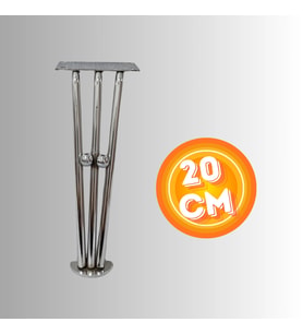 20 CM METAL BONCUKLU KOLTUK AYAĞI MOBİLYA AYAĞI ÜNİTE AYAĞI KONSOL AYAĞI PUF BERJER AYAĞI