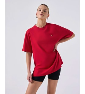 Ellesse 6SF5027-RD Kadın Tişört - Kırmızı