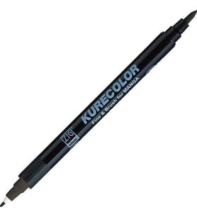 Zig Kurecolor Fine & Brush for MANGA Marker Çizim Kalemi W.10 Warm Gray 10 