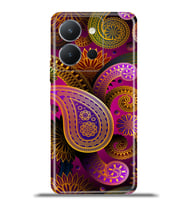 Vivo Y36 Kapak HD Renkli Dizayn Silikon Kılıf - İndian