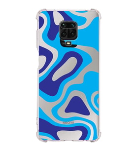 Xiaomi Redmi Note 9 Pro Köşe Korumalı Antişok Kapak Renkli Desen Tasarımlı Şeffaf Silikon Kılıf