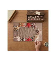 Deniz Kabukları- Deniz Yıldızı- Kumsal Tasarımı 240 parça Ahşap Puzzle Ahşap Kutuda MP00415