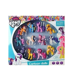 Ethem Oyuncak Pony  12'li Set 8988-8