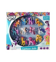 Ethem Oyuncak Pony  12'li Set 8988-8