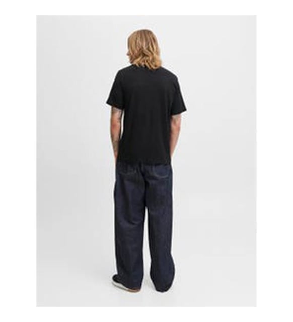 Jack & Jones Jjbrandy Tee Ss Crew Neck Ln Siyah Erkek T-Shirt 12279100