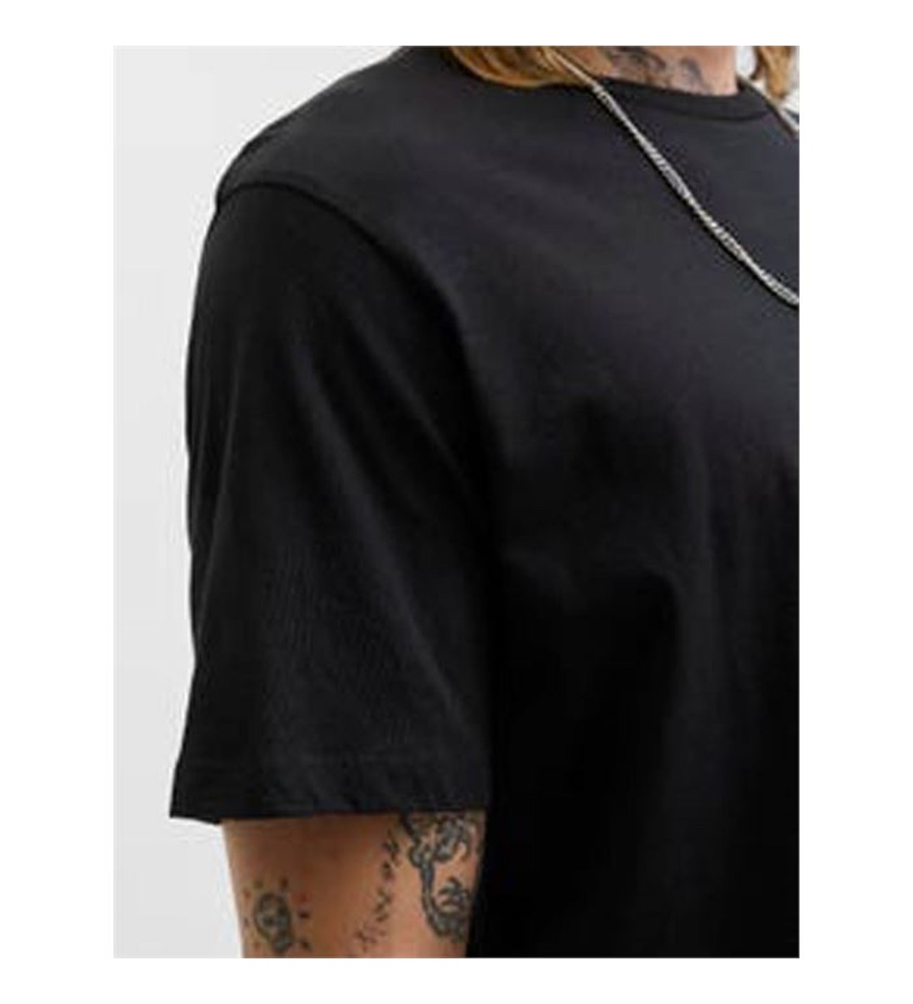 Jack & Jones Jjbrandy Tee Ss Crew Neck Ln Siyah Erkek T-Shirt 12279100