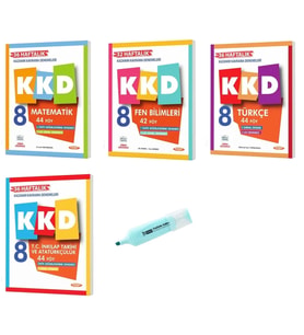 LGS 8.Sınıf KKD Matematik Fen Bilimleri Türkçe ve İnkılap Deneme