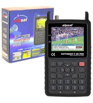 Ayt Alpsat 5 HD Pro Görüntülü Uydu Yön Bulucu Satfinder 5 Ahd Tvı Cvı Test Cihazı