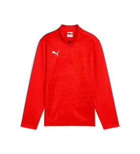 Puma Teamgoal Trg 1/4 Zip Top Gpc Erkek Futbol Antrenman Uzun Kollu Tişört 66006601 Siyah