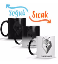 Winter is Coming Game Of Thrones Sihirli Kupa Bardak Porselen