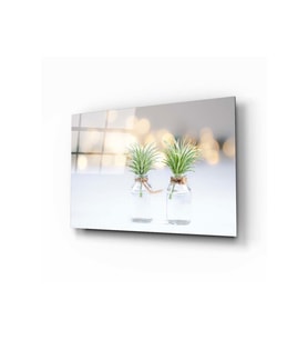 Miyrem Glasses Collection -A1^#  Ot Şişe Cam Tablo (Çok Renkli)