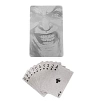 Silver Joker iskambil Kağıdı Plastik Su Geçirmez Oyun Kağıdı cin884slv