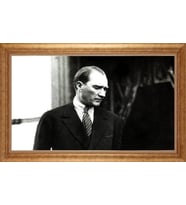 ALTIN ÇERÇEVELİ PASPARTULU TABLO CR971