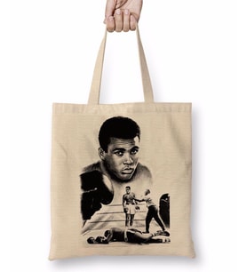Muhammed Ali Boks 03 Bez Çanta Uzun Saplı