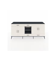 Hyperion Konsol 5 Raflı 4 Çekmeceli 4 Kapaklı 220x44x99 Antrasit-Aytaşı