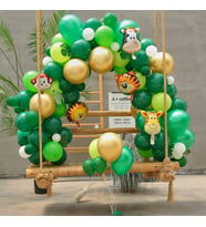 Safari Balon Zinciri  Seti 72 Parça-