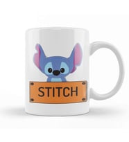 Cute Stitch Kupa Bardak Porselen