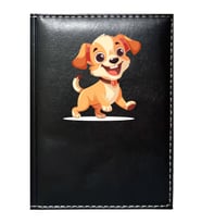 PROMOSYON DENİZİ  SEVİMLİ KÖPEK 3 GÖRSELLİ SİYAH RUHSAT KABI