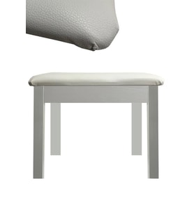 Midex TBX-144WH Üst Kalite Piyano Taburesi Gizli Bölmeli Beyaz Renk (32x54x48)