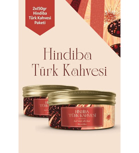 2 x 150 Gr Hindiba Türk Kahvesi Set