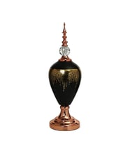 Vitale Amber Bronz Kapaklı Vazo 54 cm AK.JE0012