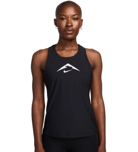 Nike Dri Fit Trail Graphic Running Kadın Koşu Antrenman Atlet Siyah