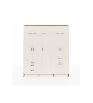 Hyperion Gardrop 11 Raflı 4 Çekmeceli 2 Askılı 220x44x243 Çam-Aytaşı/Aytaşı