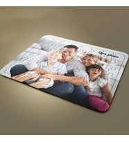 Aile Fotoğraflı A4 Puzzle 42 Parça Kişiye Özel Yazılı veya Yazısız Hazırlanabilir-