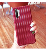 Ally Oppo Realme XT/X2 Trunk Lines ince Soft Silikon Kılıf-(5775) - SSSSSS5054-2770