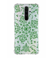 Xiaomi Redmi Note 8 Pro Köşe Korumalı Antişok Kapak Nostalji Desen Tasarımlı Şeffaf  Kılıf