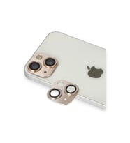 İphone 13 Pers Alüminyum Kamera Lens - Gold