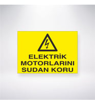 Elektrik Motorlarını Sudan Koru 21x28 Arkası Yapışkanlı Levha