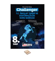 LGS 8.Sınıf Challenger T.C İnkılap Soru Bankası ve Telefon Standı