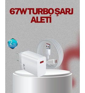 Northcity 67 Watt Type C Şarj Adaptörü - Asus Zenfone 7 8 9 Uyumlu Hızlı Şarj