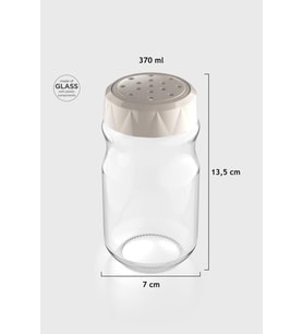 Renga Lexa 370 ml Cam Baharatlık 161016 Bej