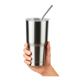Perlotus 900 ml Çelik Pipetli Soğuk İçecek Termosu Mug Sızdırmaz Kapaklı