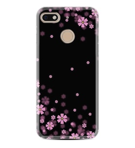General Mobile GM8 Go GM9 GM20 Pro Plus Kılıf Desemli Silikon Black flowers 1391