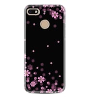 General Mobile GM8 Go GM9 GM20 Pro Plus Kılıf Desemli Silikon Black flowers 1391