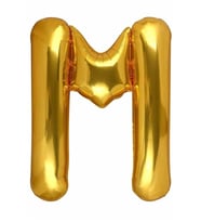 Harf Folyo Balon 80 Cm Gold M