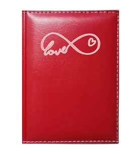 PROMOSYON DENİZİ  I LOVE YOU 2 GÖRSELLİ KIRMIZI RUHSAT KABI