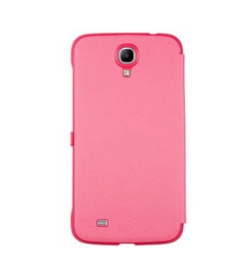 Anymode i9200 Galaxy Mega 6.3 ile Uyumlu View Case Pencereli Kılıf Pembe