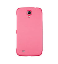 Anymode i9200 Galaxy Mega 6.3 ile Uyumlu View Case Pencereli Kılıf Pembe