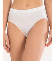 NBB 2006 Taktel Dikişsiz İz Yapmaz Normal Bel Slip/Külot (Beyaz)