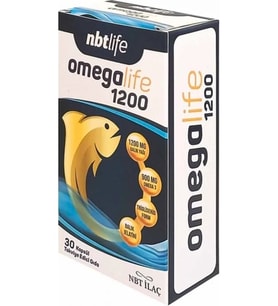 Nbt Life Omegalife 1200 30 Kapsül Omega 3 Balık Yağı İçeren Takviye
