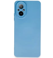 Newface Realme 12 Lite Kılıf Nano içi Kadife Silikon - Mavi